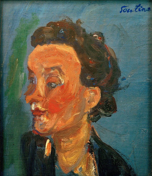 The Young Englishwoman in Blue. Chaïm Soutine