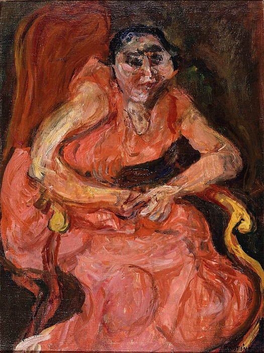 Женщина в розовом, Хаим Сутин