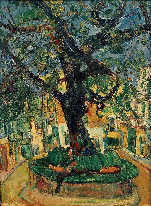 The Great Tree of Vence, Chaïm Soutine