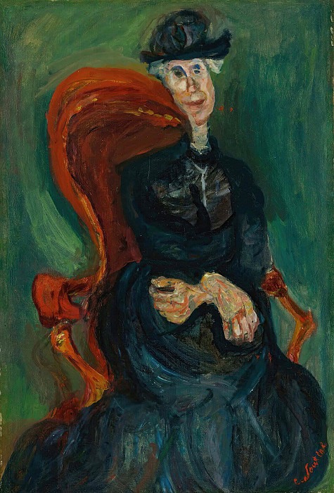 The Seated Old Lady. Chaïm Soutine