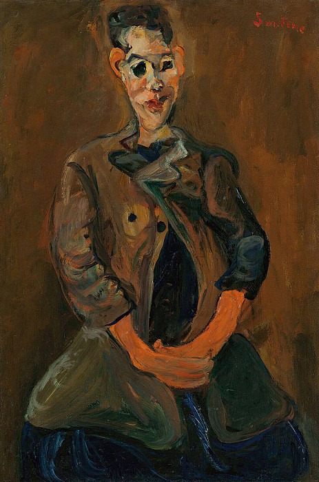 Portrait of a Young Man. Chaïm Soutine