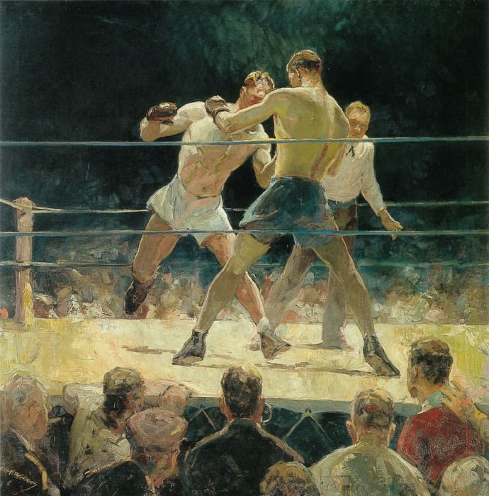 The Big Fight. Herbert Morton Stoops