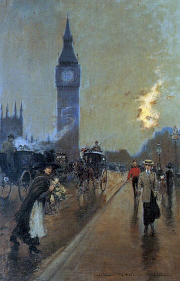 A View of Big Ben London. Georges Stein