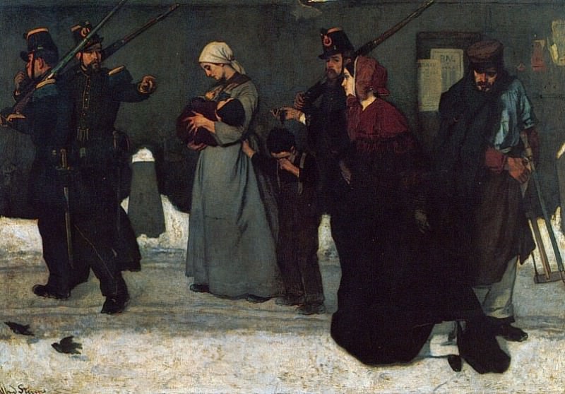What is Called Vagrancy. Alfred Stevens