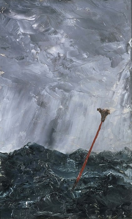 Stormy Sea. Broom Buoy, Johan August Strindberg