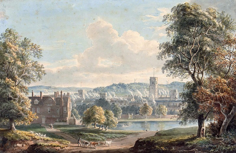 Ipswich from the Grounds of Christchurch Mansion. Paul Sandby