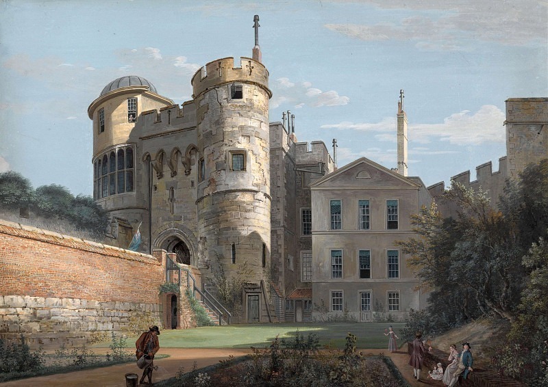 The Norman Gate and Deputy Governor’s House. Paul Sandby