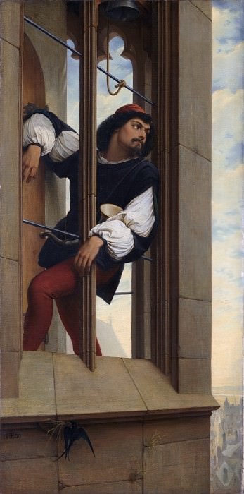 The Watchman in the Tower. Edward Von Steinle