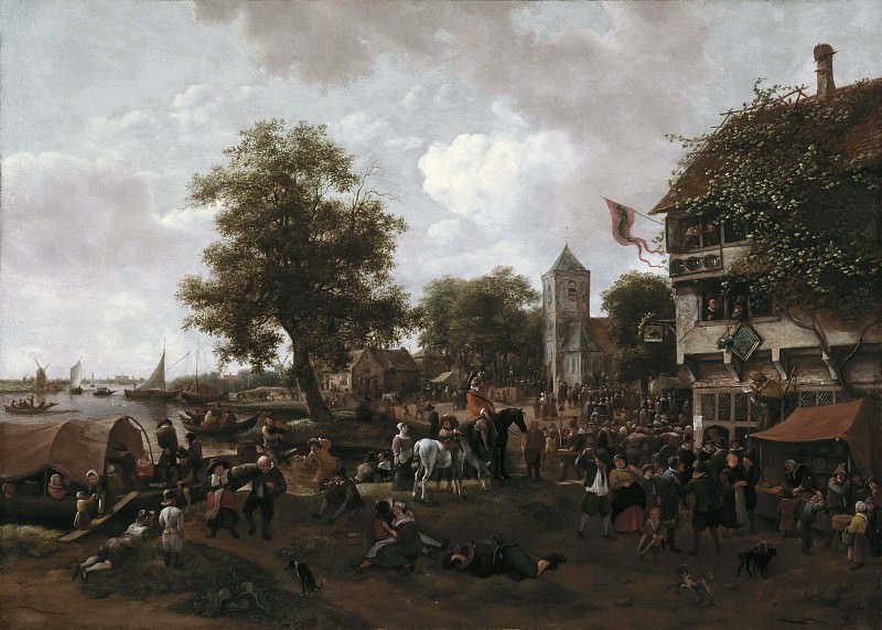 The Fair at Oegstgeest. Jan Havicksz Steen