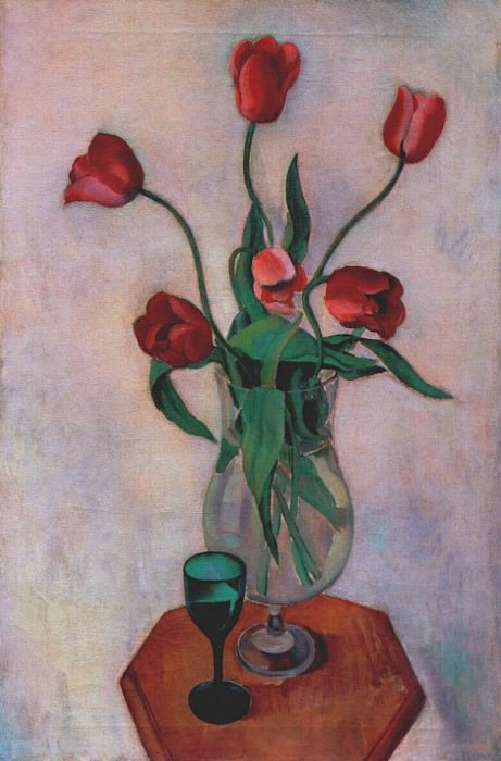 sheeler red tulips 1925-6. Charles Sheeler