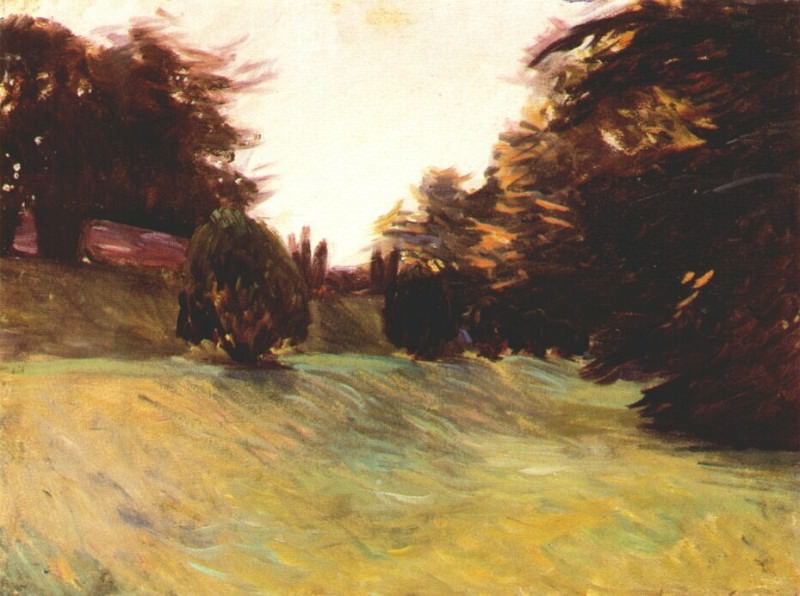 sargent landscape at fladbury 1889. A Sargent