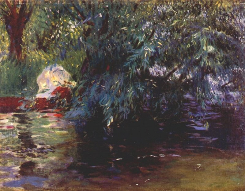 sargent a backwater (calcot mill near reading) 1888. A Sargent