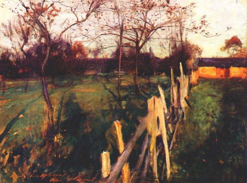 sargent home fields 1885. A Sargent