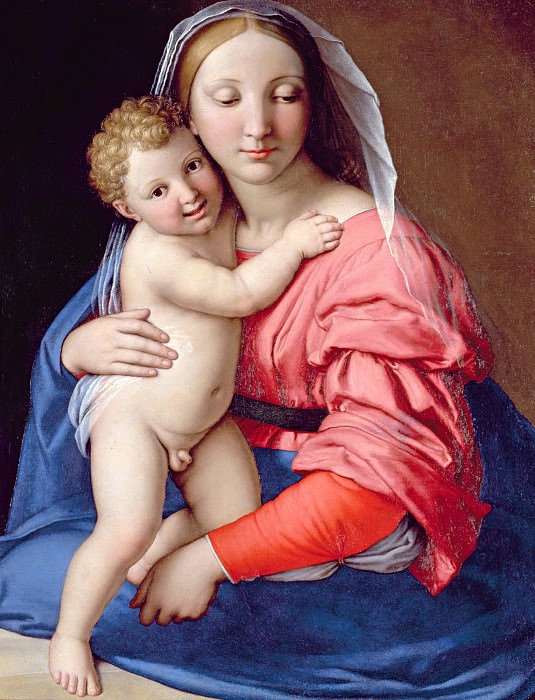 Мадонна с Младенцем. Сассоферрато (Джованни Баттиста Сальви)