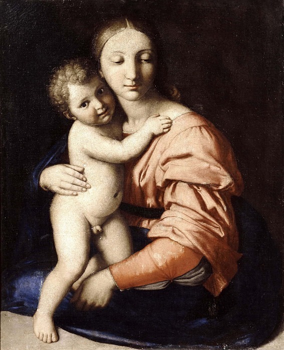 Мадонна с младенцем. Сассоферрато (Джованни Баттиста Сальви)