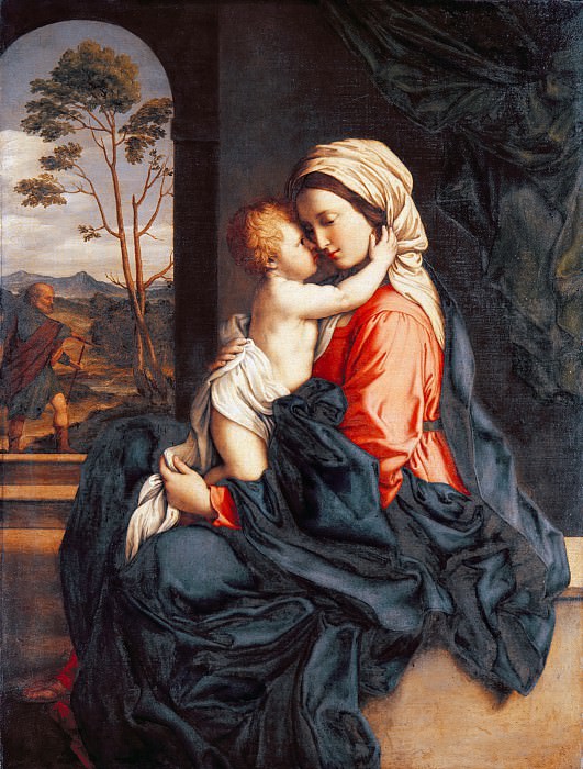 The Virgin and Child Embracing. Sassoferrato (Giovanni Battista Salvi)
