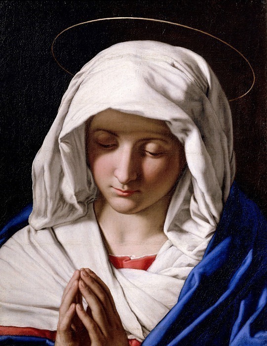 Praying Madonna. Sassoferrato (Giovanni Battista Salvi)