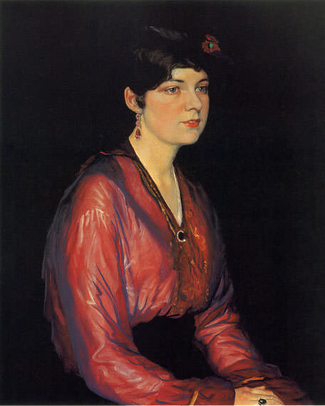 Portrait of Sylvia Parsons. William Strang