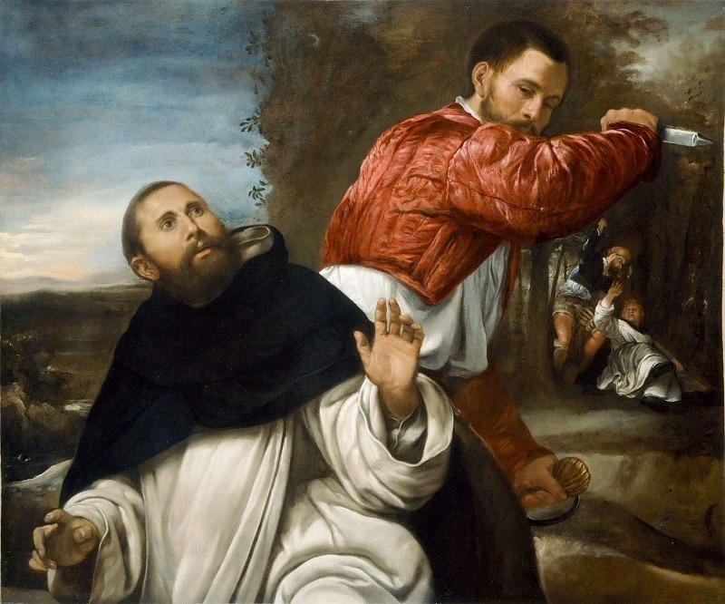 The Death of St. Peter Martyr. Giovanni Girolamo Savoldo
