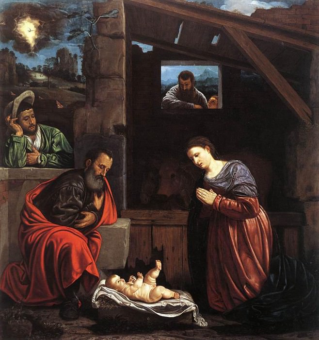 SAVOLDO Giovanni Girolamo Adoration Of The Shepherds. Giovanni Girolamo Savoldo