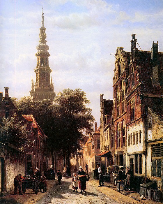 Springer Cornelis Walenkerk Haarlem Sun. Корнелис Спрингер