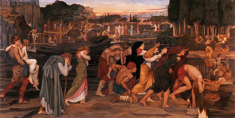 Stanhope John The Waters of Lethe by the Plains of Elysium. John Roddam Spencer Stanhope
