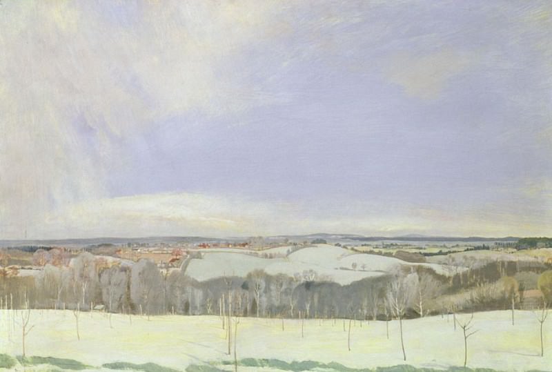 The Weald Winter. Charles Sims