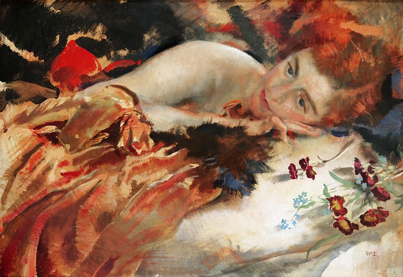 The Artists Mistress (Vivienne Jeudwine). Charles Sims