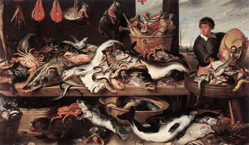 SNYDERS Frans Fishmongers. Frans Snyders