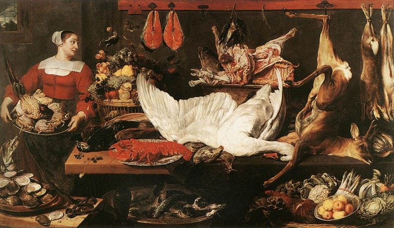 SNYDERS Frans The Pantry. Frans Snyders