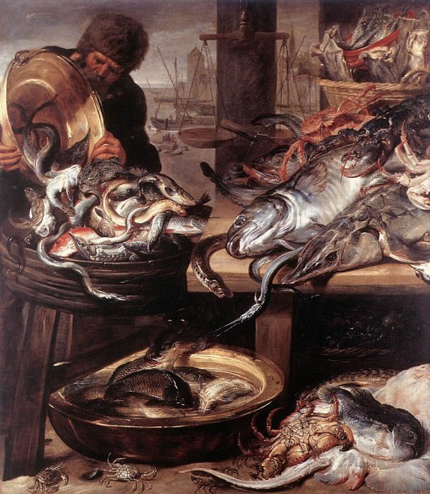 SNYDERS Frans The Fishmonger. Франс Снейдерс
