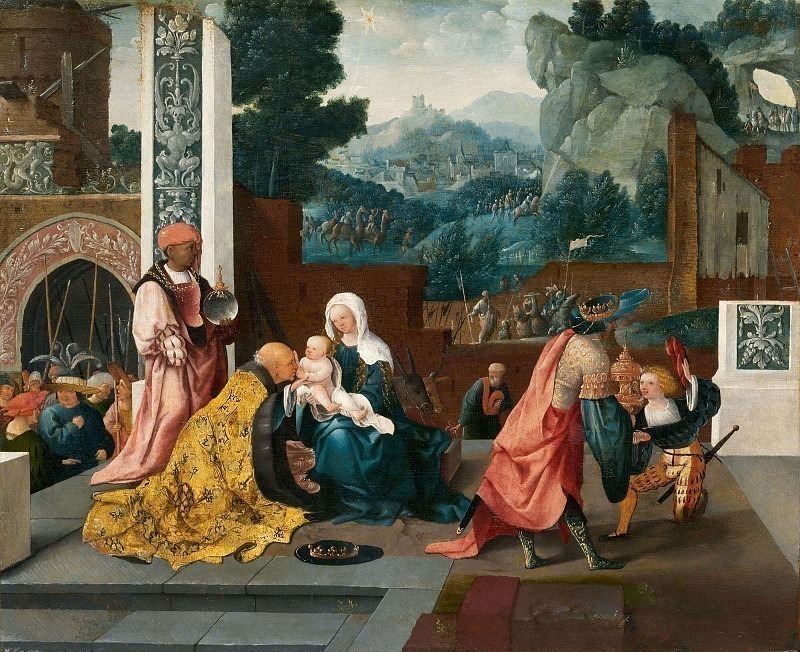 Adoration of the Magi. Jan van Scorel