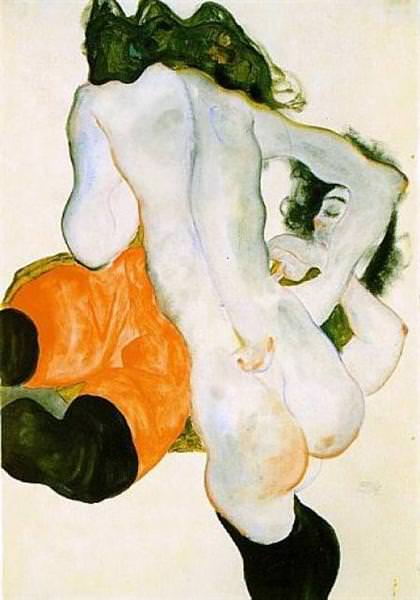 Due donne 2. Egon Schiele