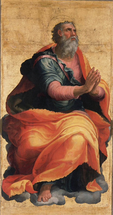 An Apostle (probably St. Peter). Girolamo Siciolante (attr.)