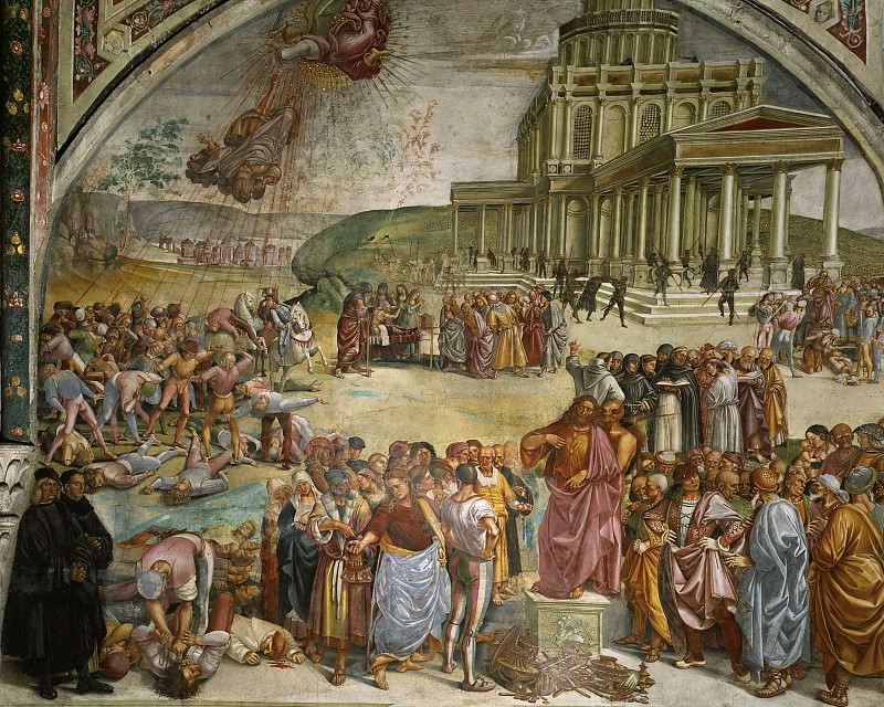 Sermon and Deeds of the Antichrist. Luca Signorelli