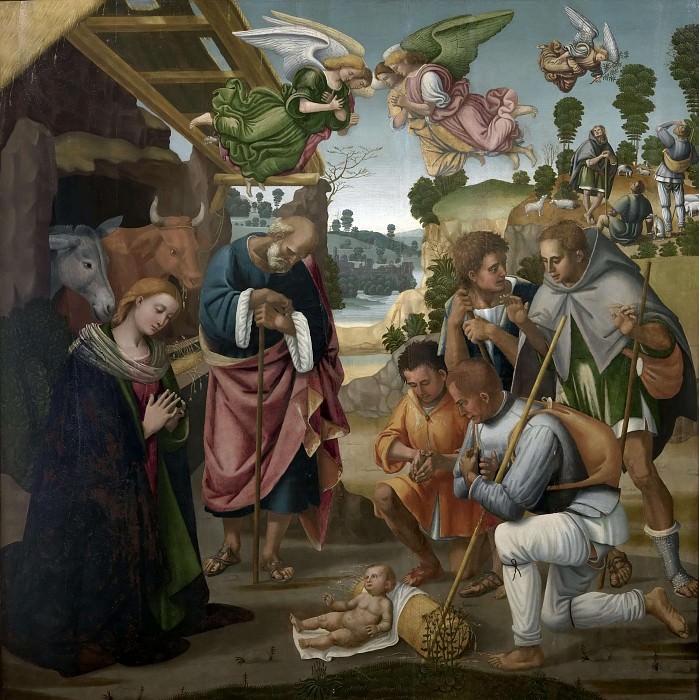 Adoration of the shepherds. Luca Signorelli