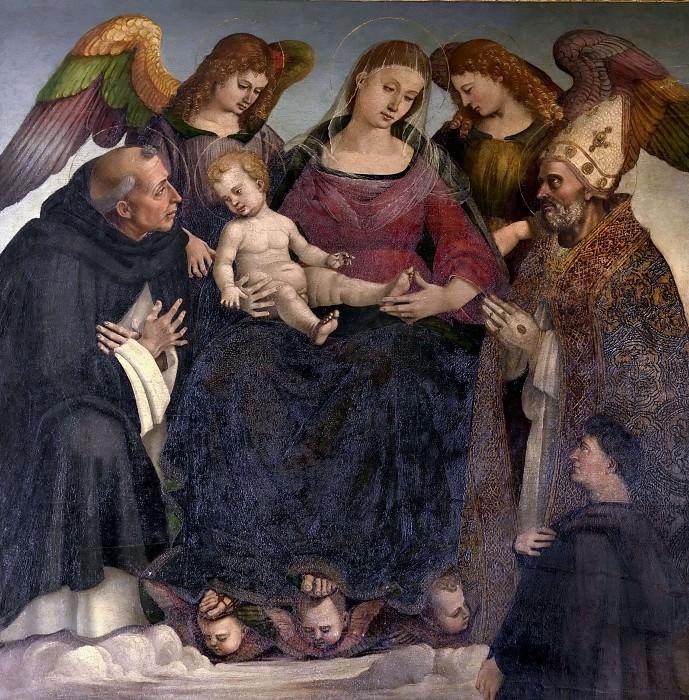 Мадонна с Младенцем и святыми, Лука Синьорелли