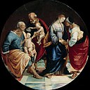 Святое Семейство со святыми Захарием, Елизаветой и маленьким Иоанном Крестителем, Лука Синьорелли