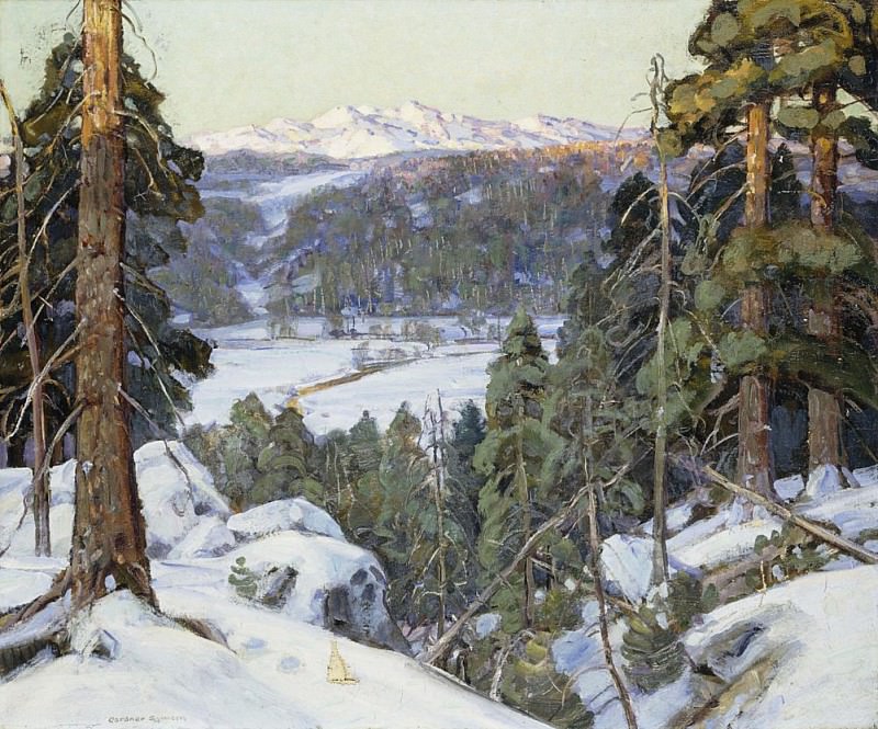 Pines in Winter. George Gardner Symons