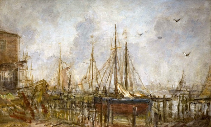 A Shipyard, Shoreham. Philip Wilson Steer