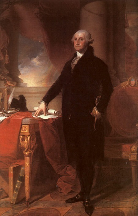 Portrait of George Washington. Gilbert Stuart