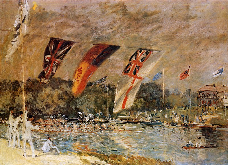 Sisley Alfred The regatta Sun. Alfred Sisley