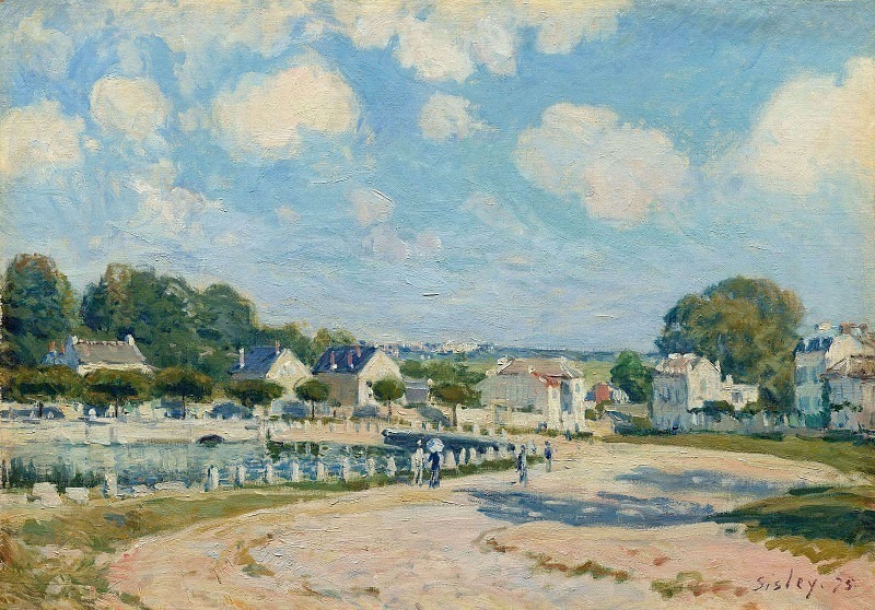 Watering Place at Marly. Alfred Sisley