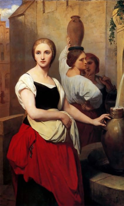 Margaret at the Fountain 1852. Ary Scheffer