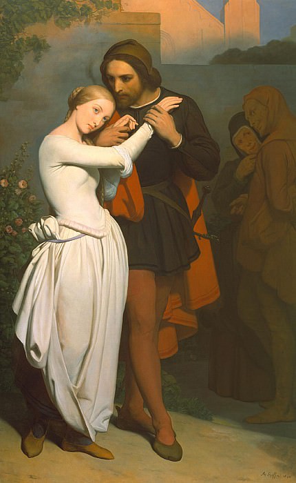 Faust and Marguerite in the Garden. Ари Шеффер