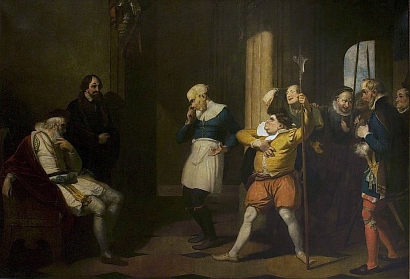 Measure for Measure, Act II, Scene 1 the Examination of Froth and Clown by Escalus and Justice...