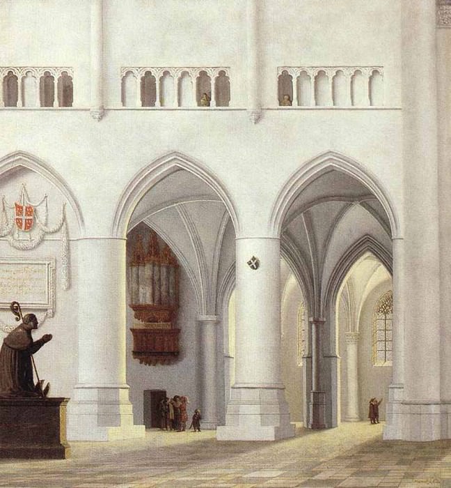 Interior Of The Church Of St Bavo At Haarlem. Pieter Jansz Saenredam