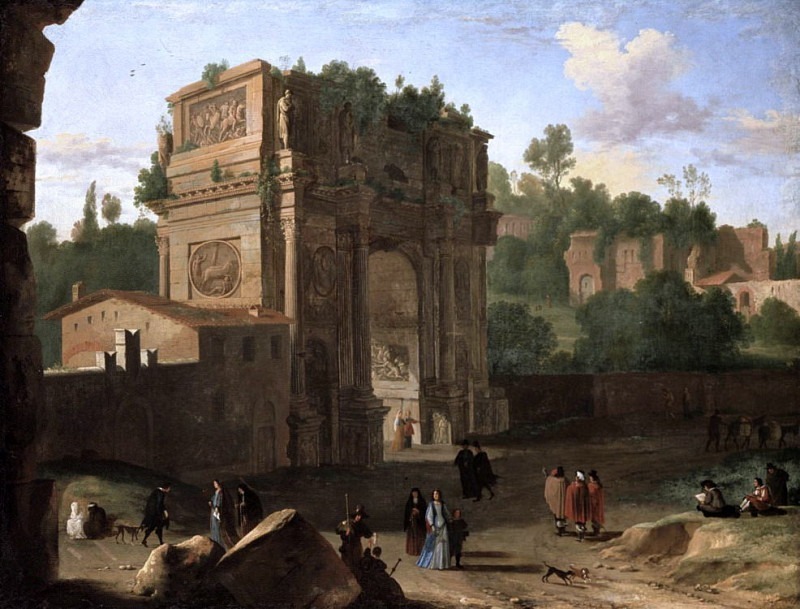 The Arch of Constantine. Hermann van Swanevelt