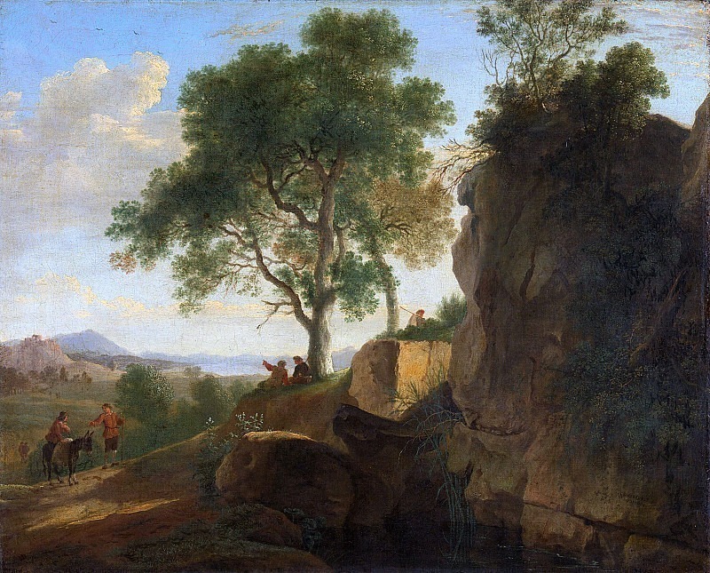 Italian Landscape, Hermann van Swanevelt