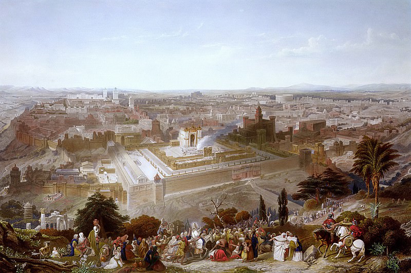 Jerusalem in her Grandeur, 1860. Henry Courtney Selous